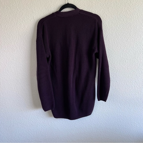 Paul James Women’s Midweight Cotton Ribbed V Neck Cardigan With Pockets - Picture 6 of 9